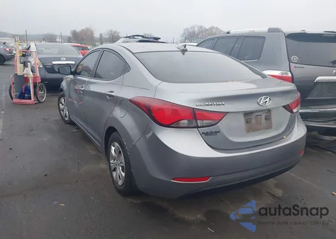2016 Hyundai Elantra Se from USA, damaged, VIN KMHDH4AE5GU528322
